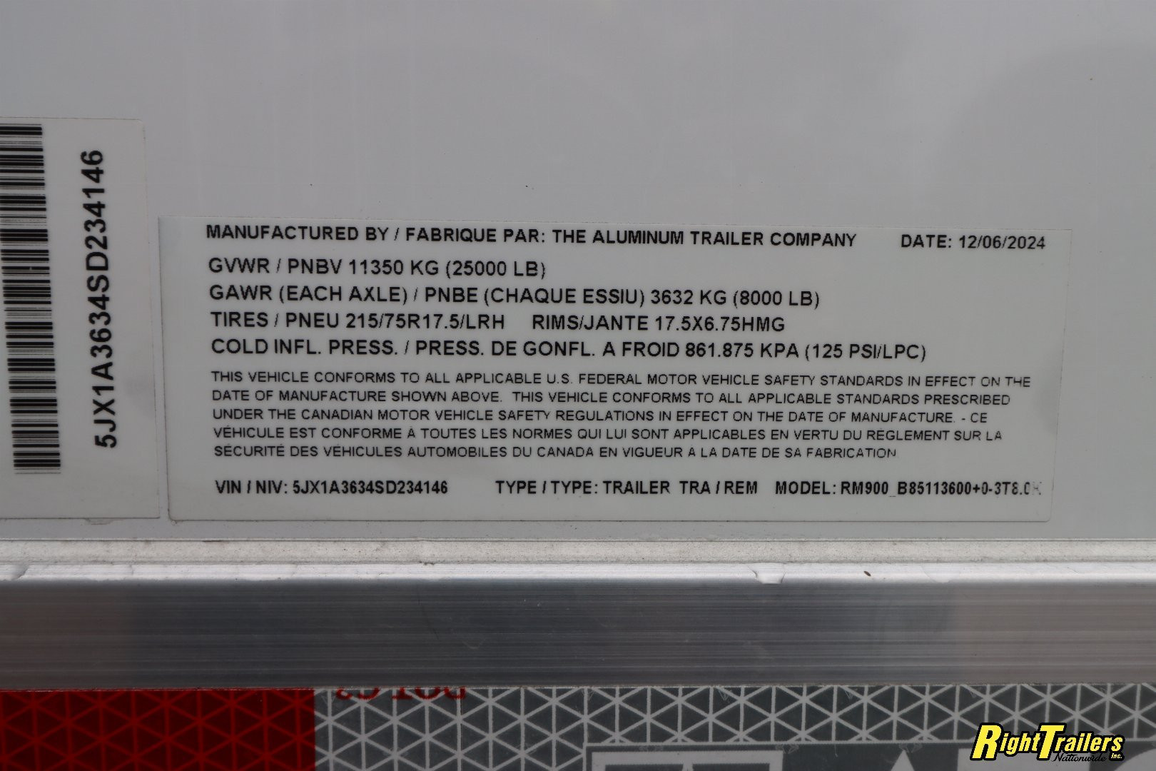 New 2025 ATC 8.5x36 RM900 Stacker