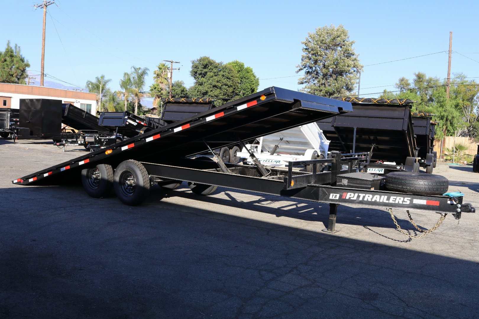 New 2025 PJ Trailers T8 Tilt Trailer