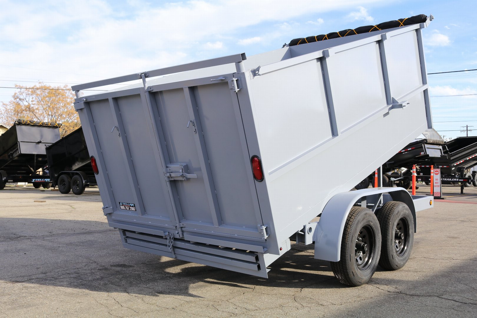 New 2025 Stellar 8x12x49g Dump Trailer