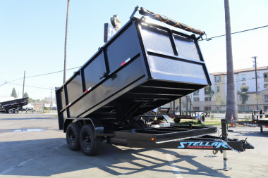 New 2025 Stellar 8.5x14x4 Dump Trailer
