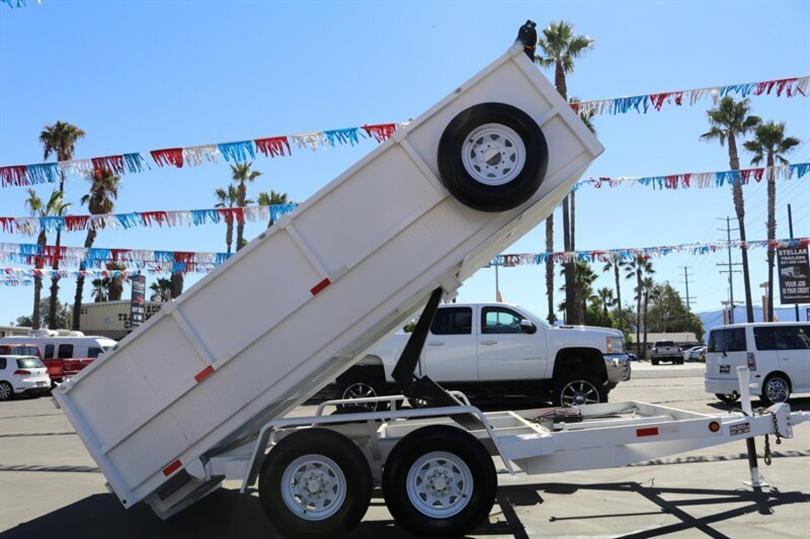 New 2027 Stellar Trailers 8.5x14x3 Dump Trailer