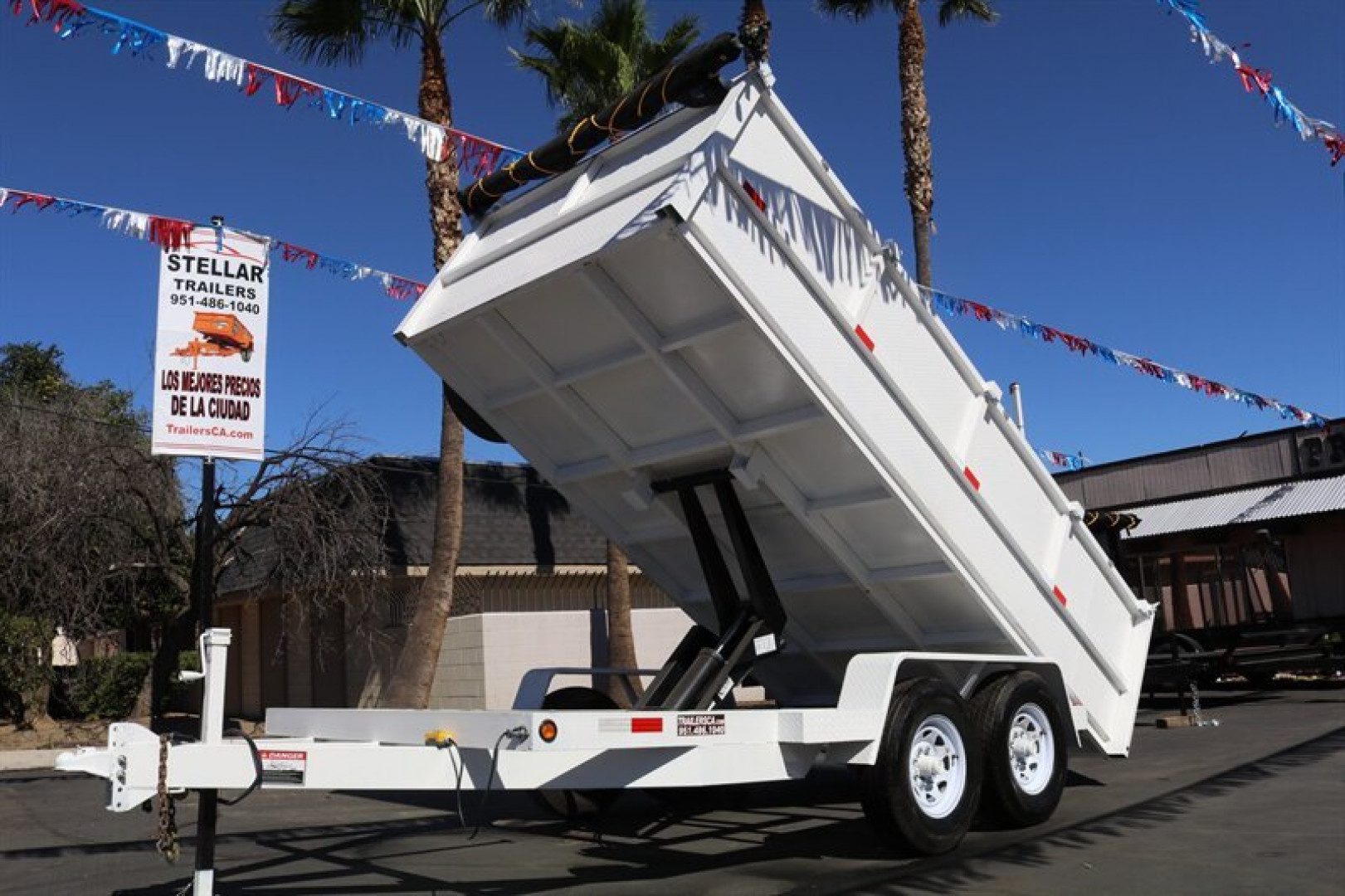 New 2027 Stellar Trailers 8.5x14x3 Dump Trailer