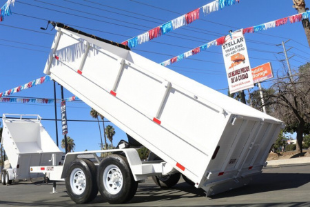 New 2027 Stellar Trailers 8.5x14x3 Dump Trailer