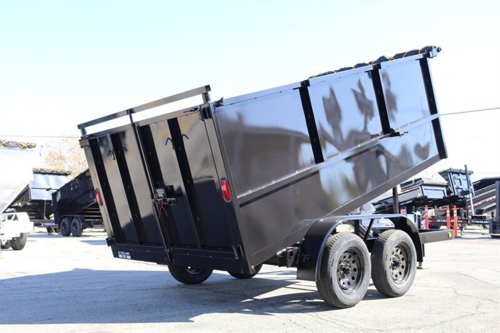 New 2026 STELLAR TRAILERS 8x12x4 highside Dump Trailer