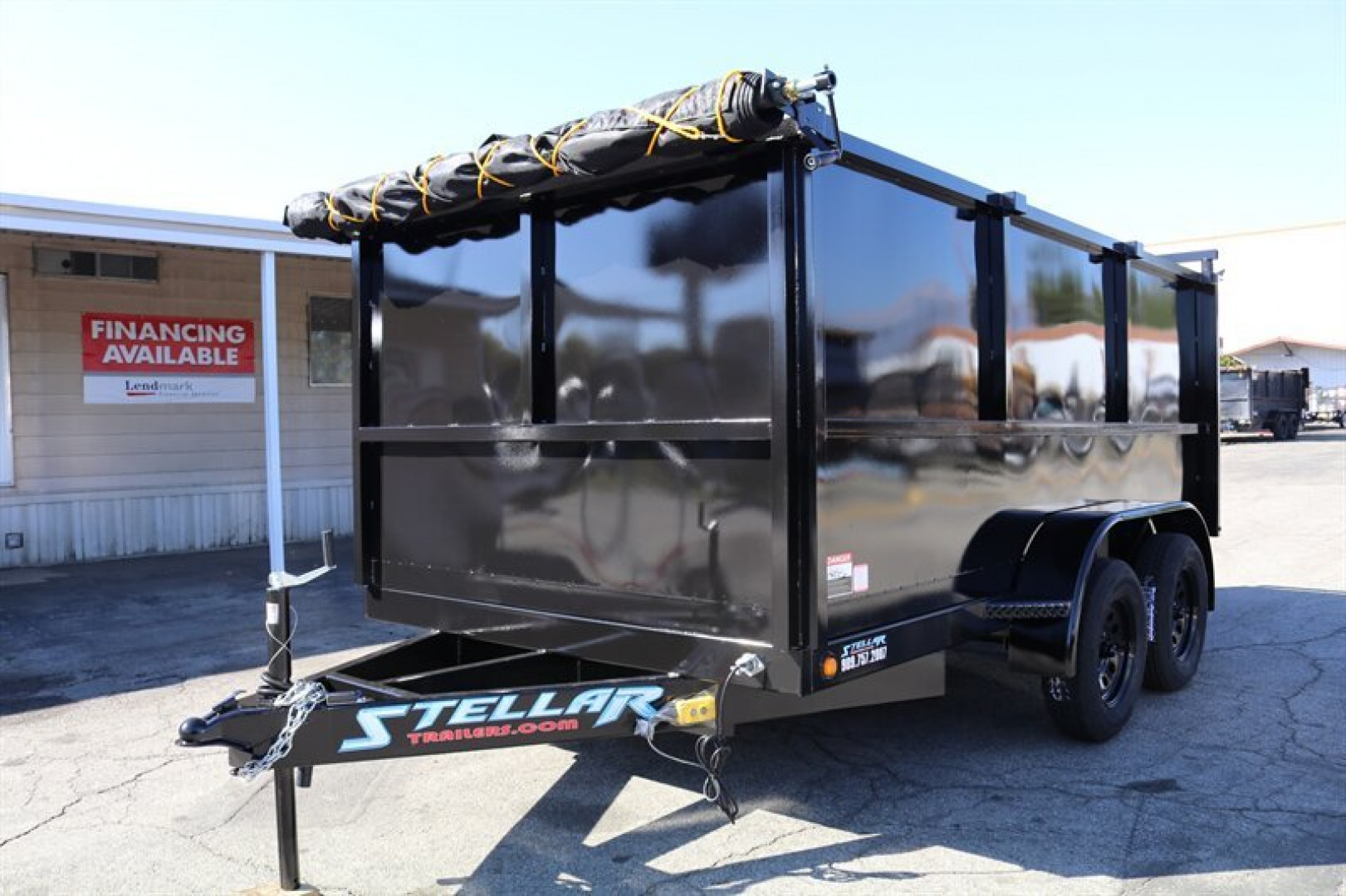 New 2026 STELLAR TRAILERS 8x12x4 highside Dump Trailer