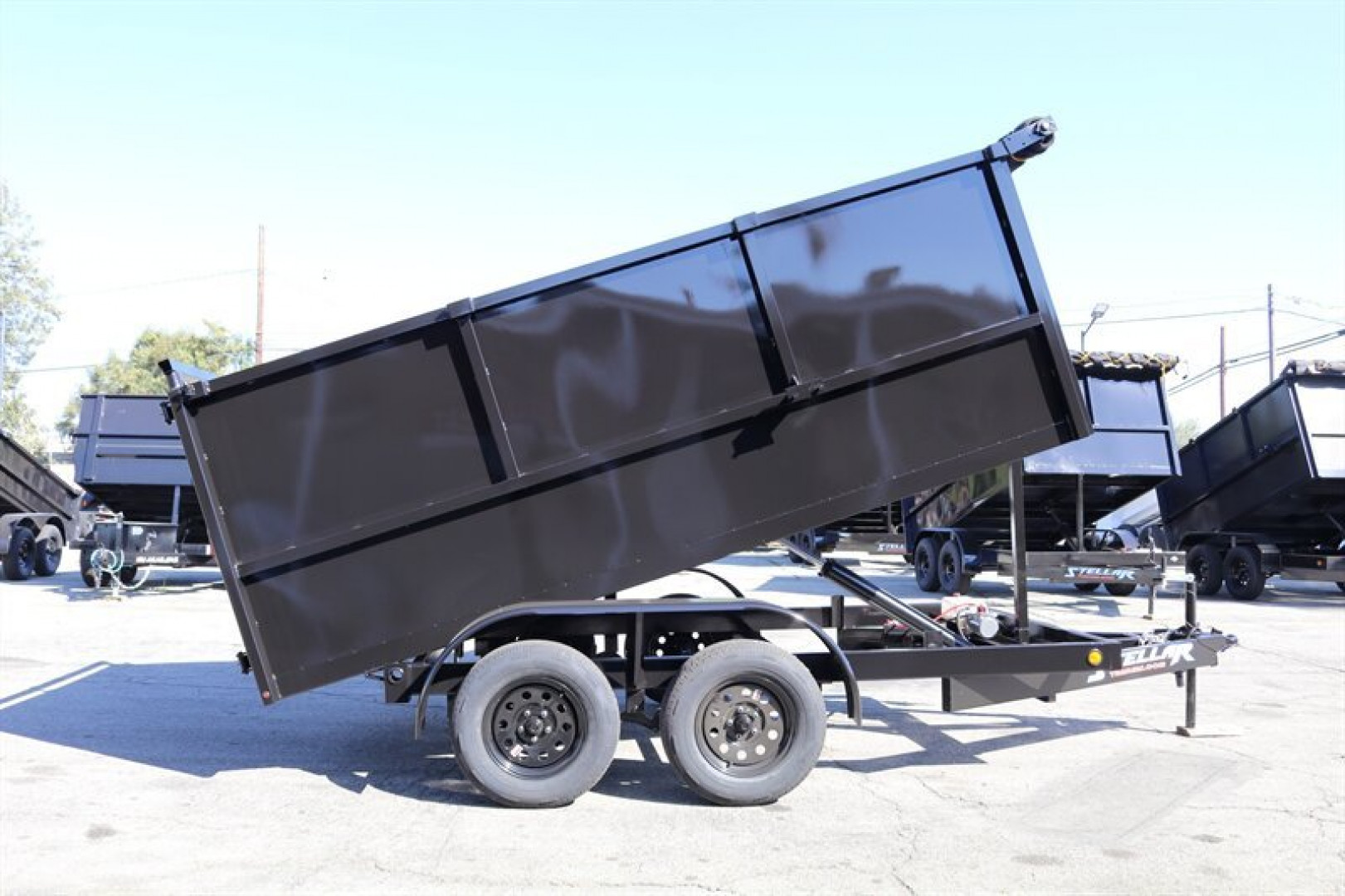 New 2026 STELLAR TRAILERS 8x12x4 highside Dump Trailer