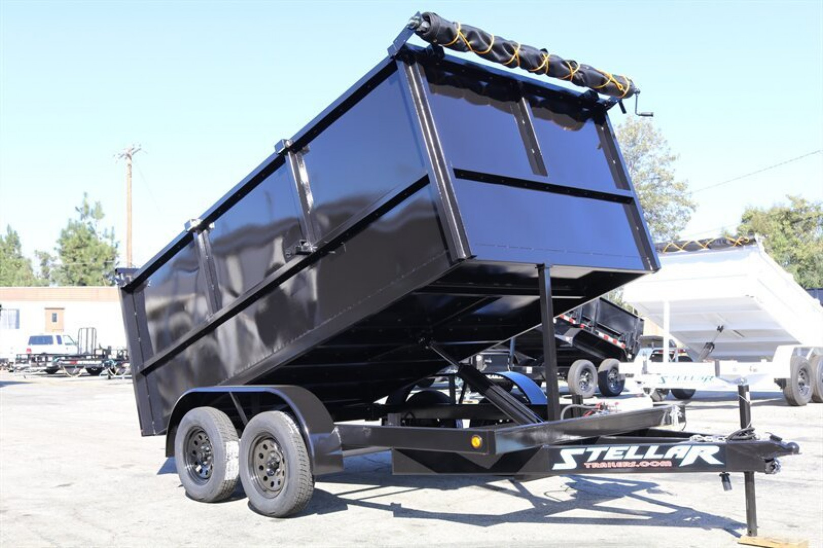 New 2026 STELLAR TRAILERS 8x12x4 highside Dump Trailer