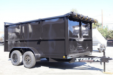 New 2026 STELLAR TRAILERS 8x12x4 highside Dump Trailer