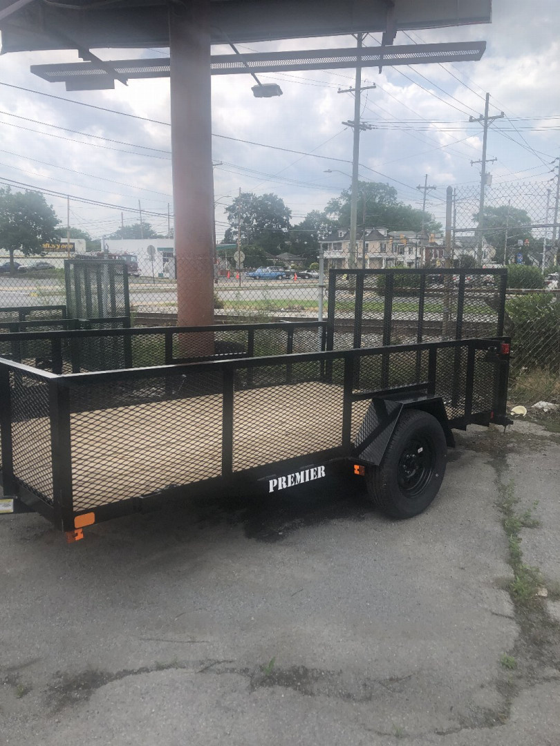 New 2026 Premier Trailers Inc. 6123K LE 24" EXPANDED METAL SIDES Utility Trailer