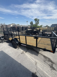 New 2025 Premier Trailers Inc. 6 X 14 3K LE EXPANDED METAL SIDES UTILITY LANDSCAPE