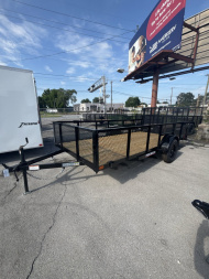 New 2025 Premier Trailers Inc. 6 X 14 3K LE EXPANDED METAL SIDES UTILITY LANDSCAPE