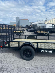New 2026 Premier Trailers Inc. 6123K LE 12" EXPANDED METAL SIDES Utility Trailer