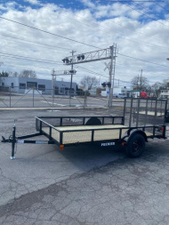 New 2026 Premier Trailers Inc. 6123K LE 12  EXPANDED METAL SIDES Utility Trailer