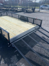 New 2026 Premier Trailers Inc. 6123K LE 12" EXPANDED METAL SIDES Utility Trailer