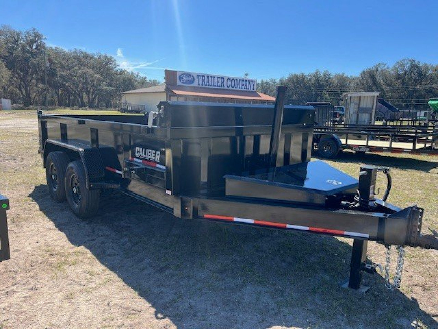 New 2025 Caliber Trailer Mfg 7x14x2 14K Dump Trailer