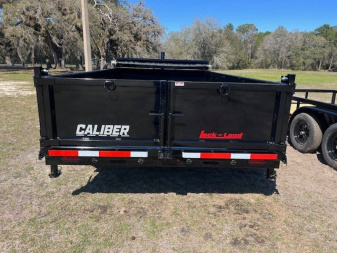 New 2025 Caliber Trailer Mfg 7x14x2 14K Dump Trailer