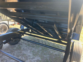 New 2025 Caliber Trailer Mfg 7x14x2 14K Dump Trailer