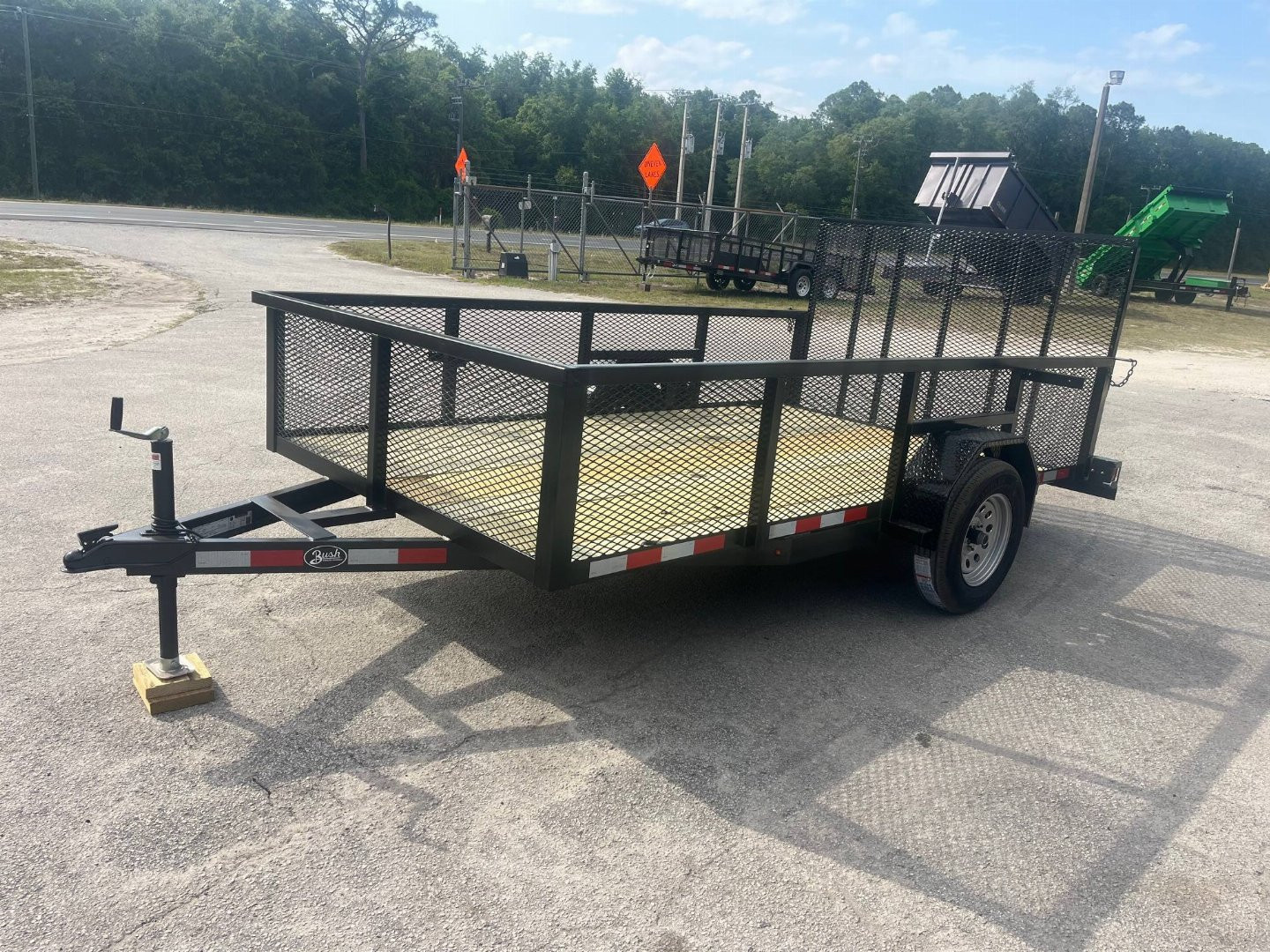 New 2026 Bush Trailer 6.5 X 12 High Side Utility Trailer