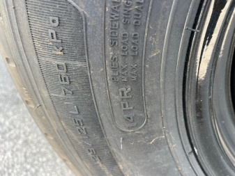 New 2025 Caliber Trailer Mfg 7x16x2 14K Dump Gray