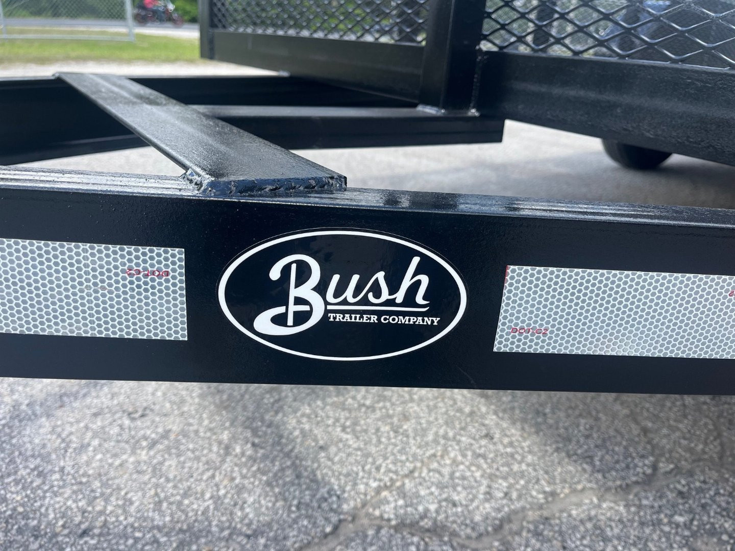 New 2025 Bush Trailer 7 x 16 7K Tandem High Side Utility Trailer