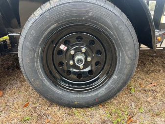 New 2025 Caliber Trailer Mfg 7 x 14 Heavy Duty 7K Tandem Utility Trailer