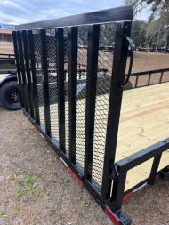 New 2025 Caliber Trailer Mfg 7 x 14 Heavy Duty 7K Tandem Utility Trailer