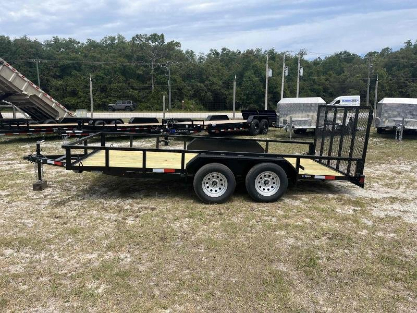New 2025 Bush Trailer 7 x 16 7K Tandem Utility Trailer