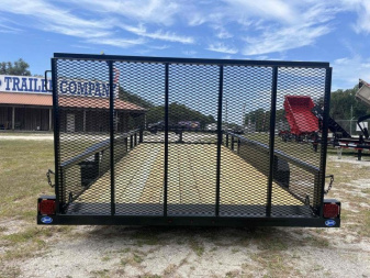 New 2025 Bush Trailer 7 x 16 7K Tandem Utility Trailer