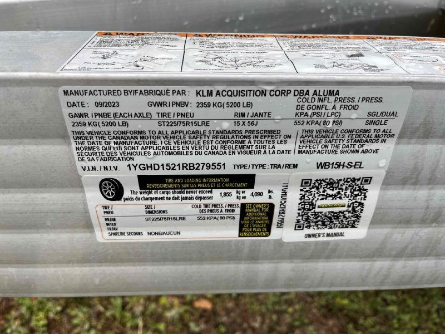 New 2024 Aluma 15' Wide Body Single Axle ATV Trailer Car Hauler