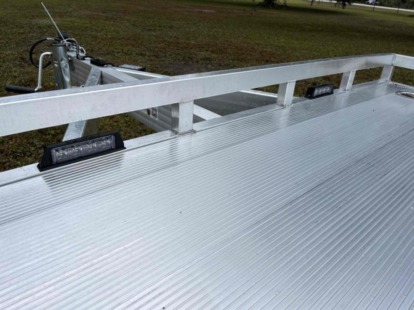 New 2024 Aluma 15' Wide Body Single Axle ATV Trailer Car Hauler