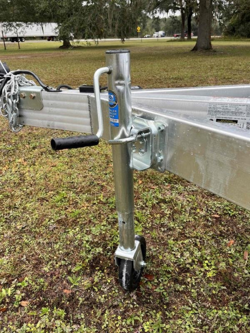 New 2024 Aluma 15' Wide Body Single Axle ATV Trailer Car Hauler