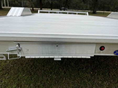 New 2024 Aluma 15' Wide Body Single Axle ATV Trailer Car Hauler