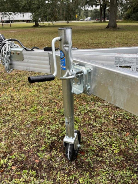 New 2024 Aluma 15' Wide Body Single Axle ATV Trailer Car Hauler