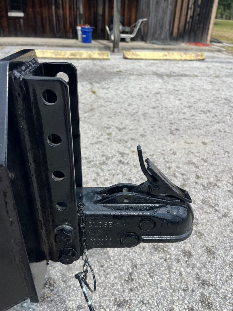 New 2025 Caliber Trailer Mfg 7x14x4 14K Tandem Dump Black