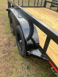 New 2025 Caliber Trailer Mfg 7 x 16 Tandem Utility Trailer