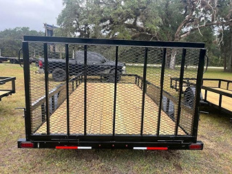 New 2025 Caliber Trailer Mfg 7 x 16 Tandem Utility Trailer