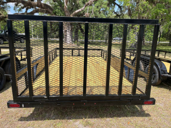 New 2025 Caliber Trailer Mfg 7 x 14 7K Tandem Utility Trailer