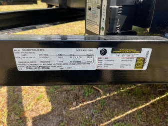 New 2025 Caliber Trailer Mfg 7 x 14 7K Tandem Utility Trailer