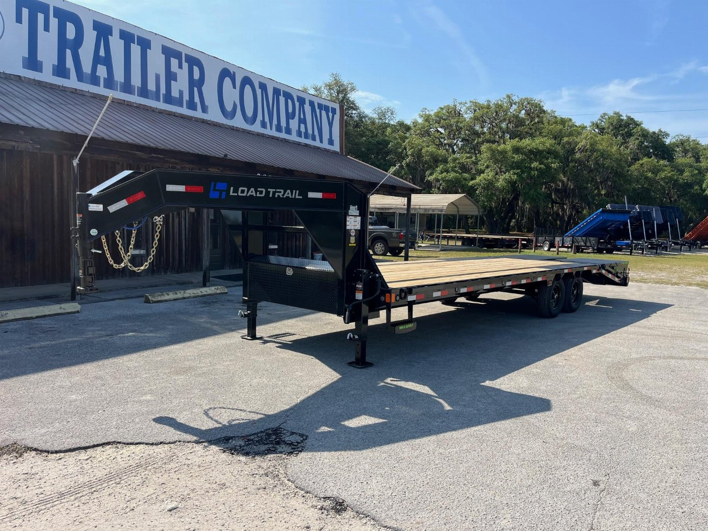 New 2025 Load Trail 102 x 28 14k Gooseneck W/ Max Ramps