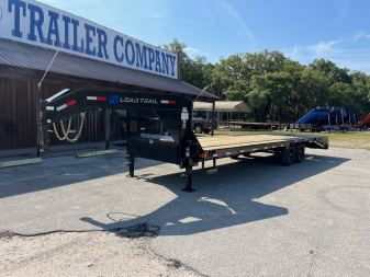New 2025 Load Trail 102 x 28 14k Gooseneck W/ Max Ramps