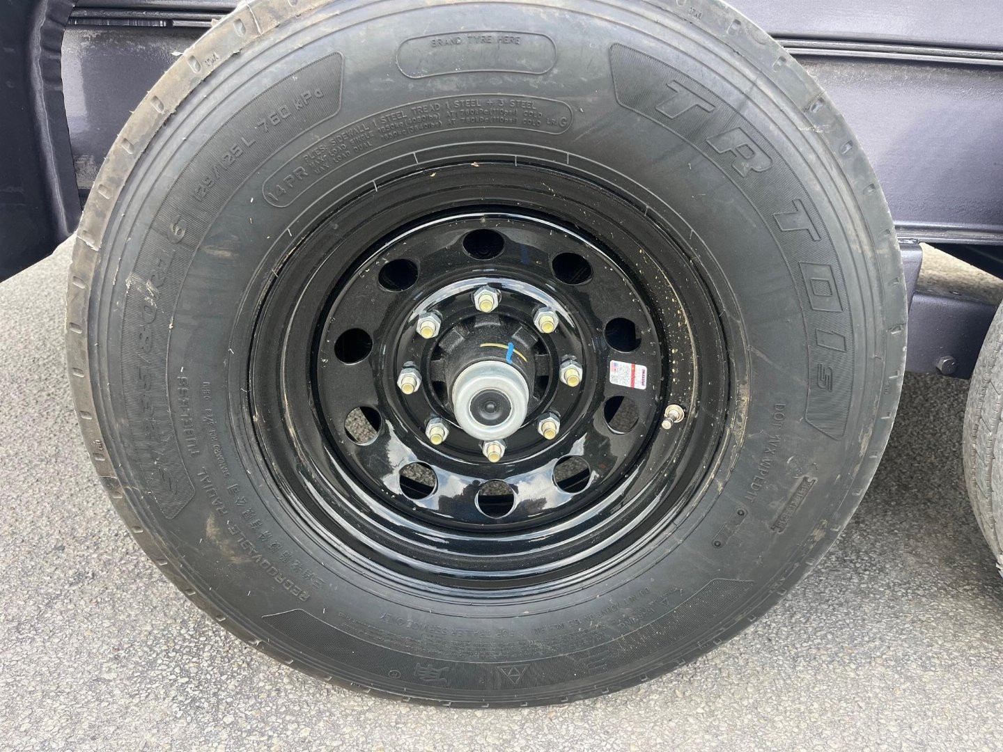 New 2025 Caliber Trailer Mfg 7x14x4 Caliber Trailer Mfg 14K Tandem Dump Gray Dump Trailer