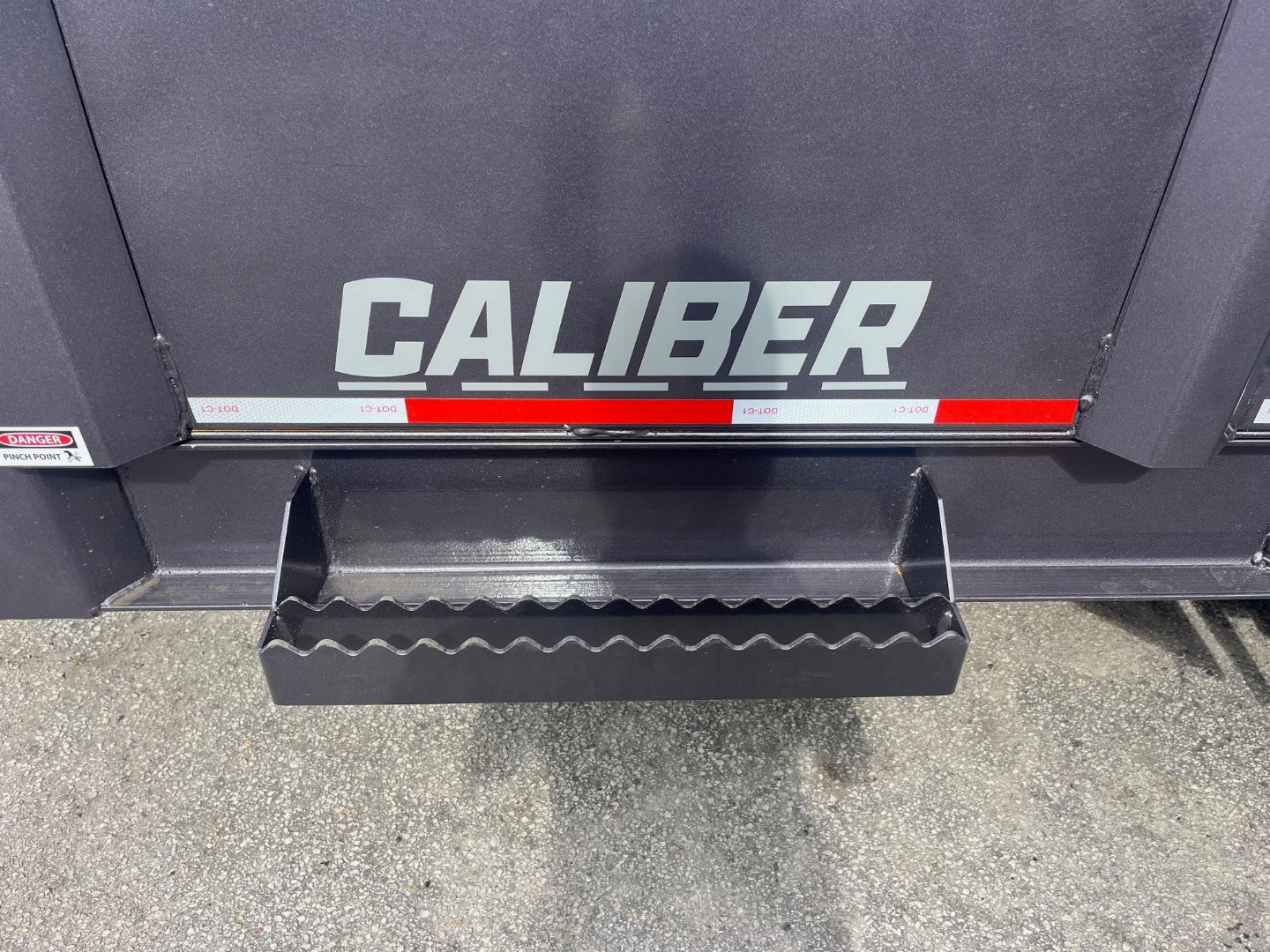New 2025 Caliber Trailer Mfg 7x14x4 Caliber Trailer Mfg 14K Tandem Dump Gray Dump Trailer