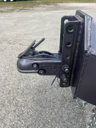 New 2025 Caliber Trailer Mfg 7x14x4 Caliber Trailer Mfg 14K Tandem Dump Gray Dump Trailer