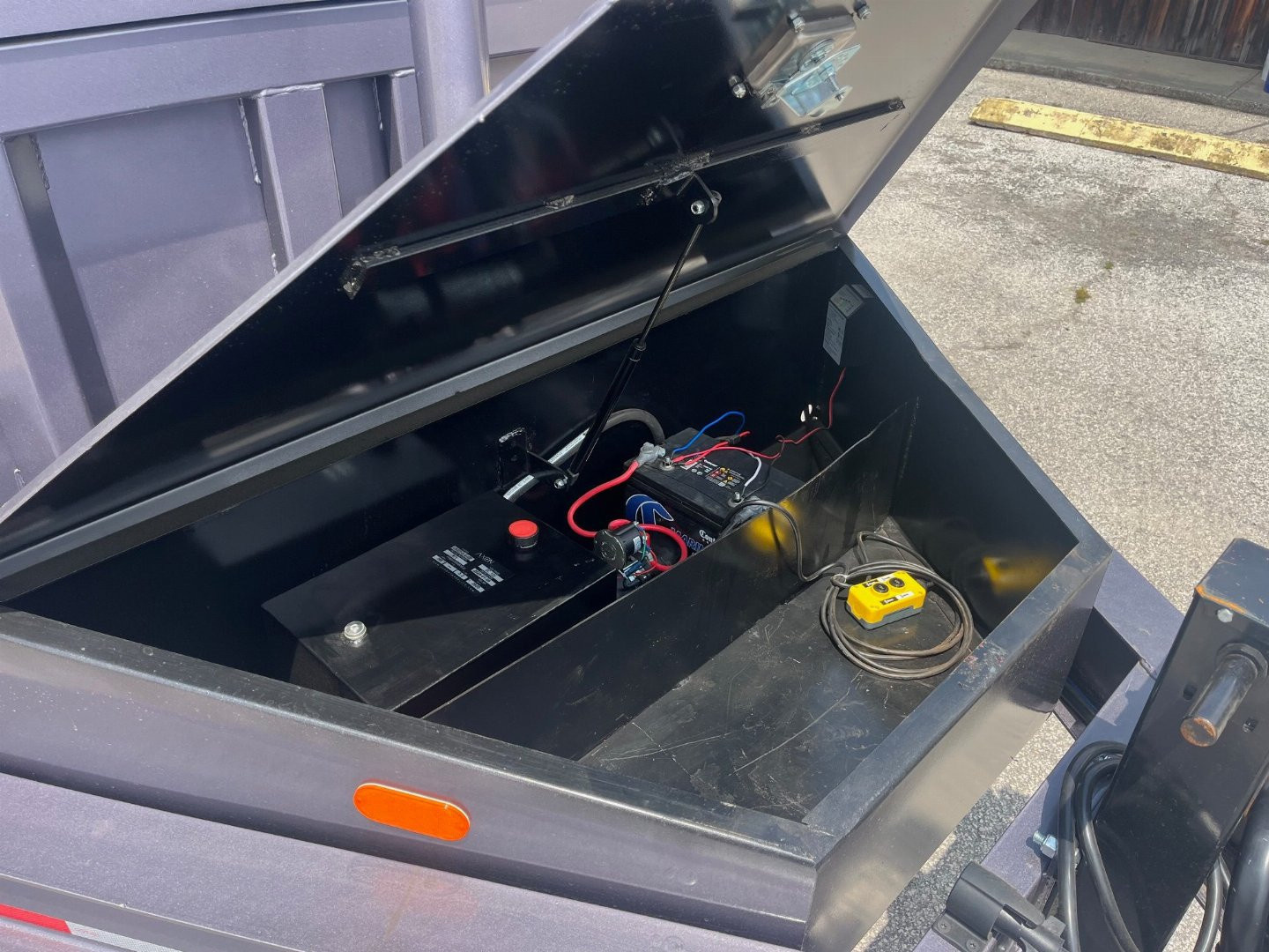 New 2025 Caliber Trailer Mfg 7x14x2 14K Dump Gray