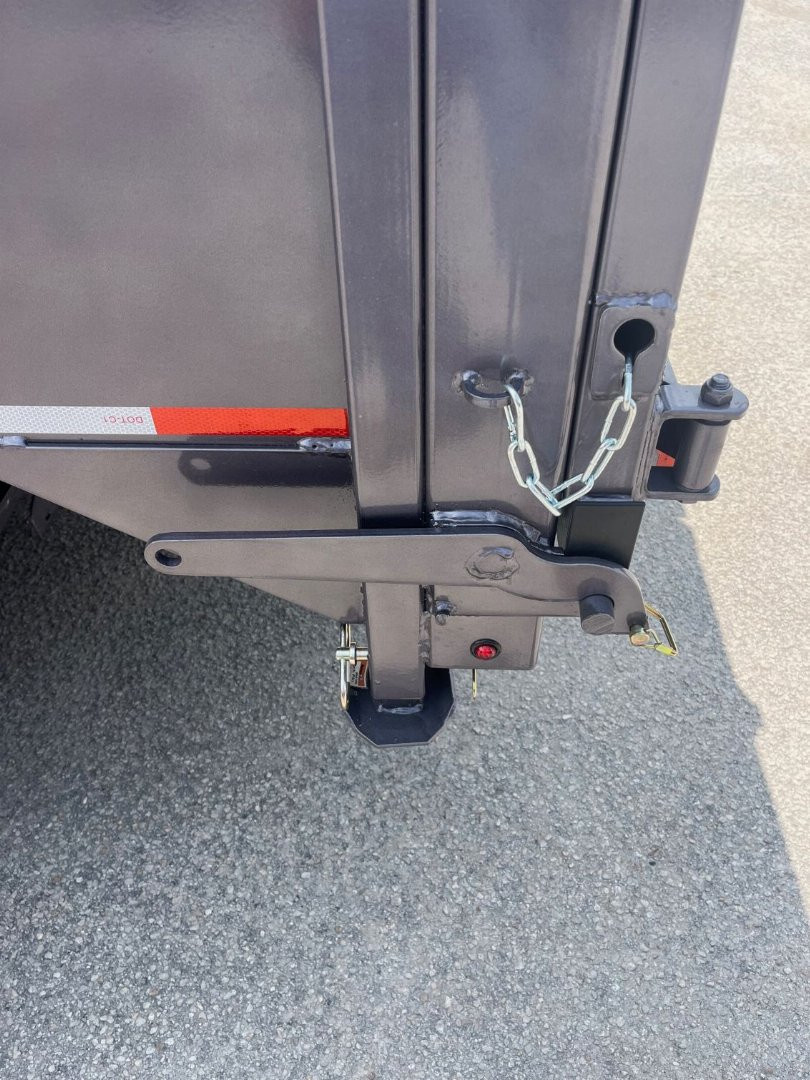 New 2025 Caliber Trailer Mfg 7x14x2 14K Dump Gray