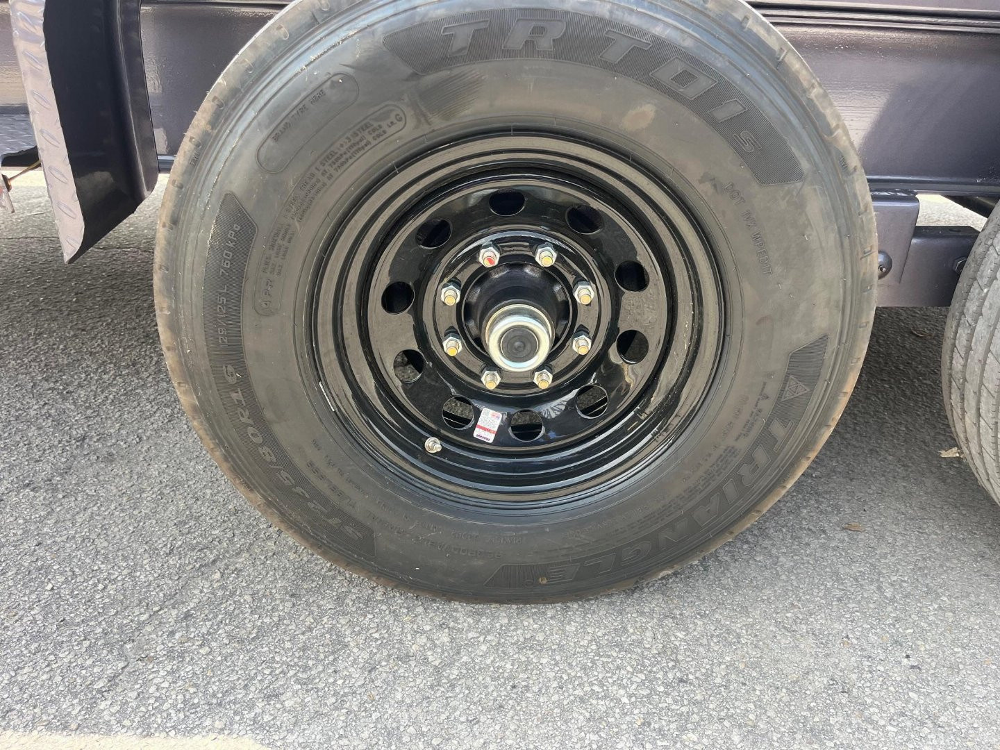 New 2025 Caliber Trailer Mfg 7x14x2 14K Dump Gray