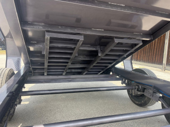 New 2025 Caliber Trailer Mfg 7x14x2 14K Dump Gray