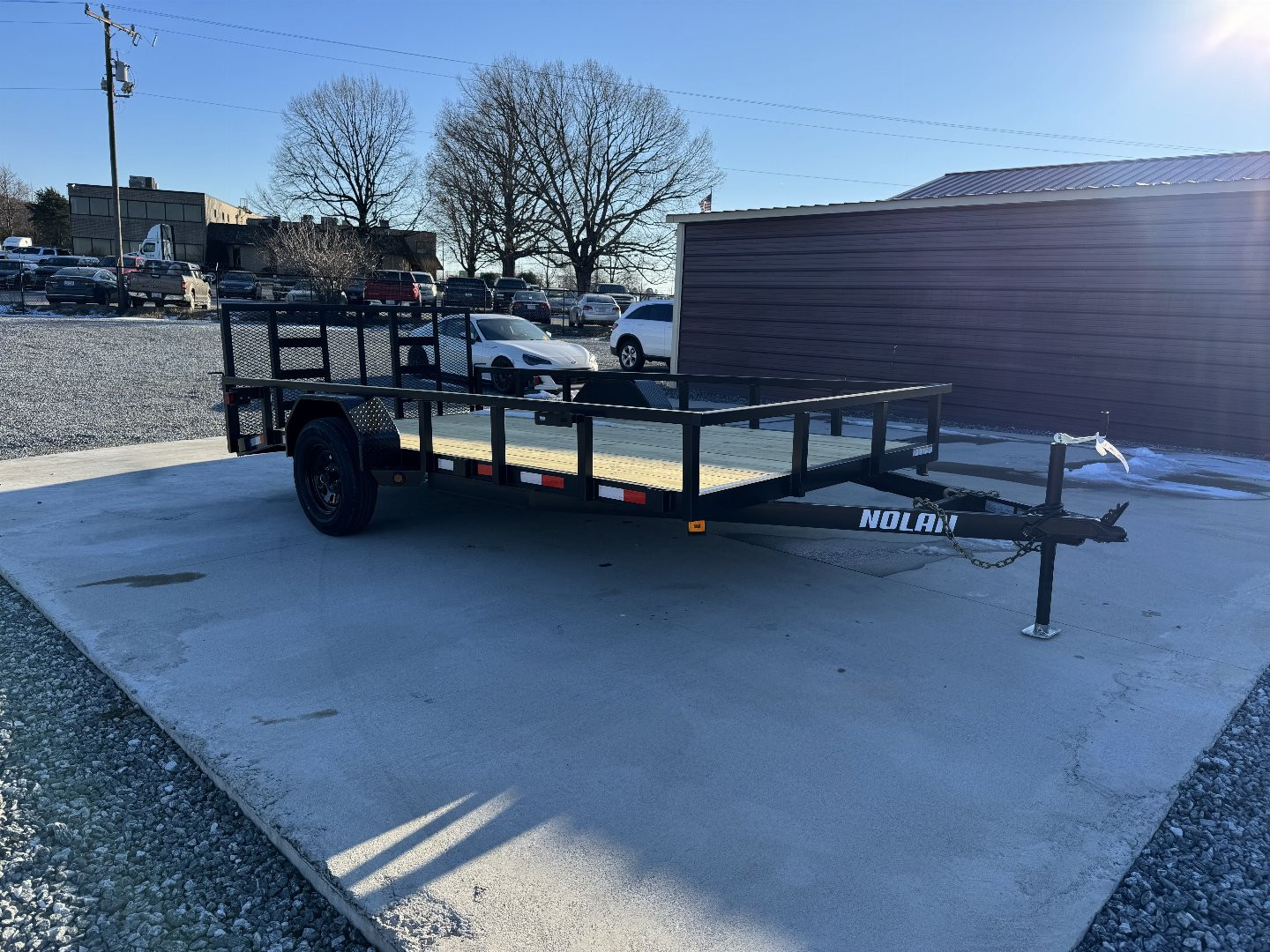 New 2025 Nolan 7X14 Landscape Utility Trailer 3K