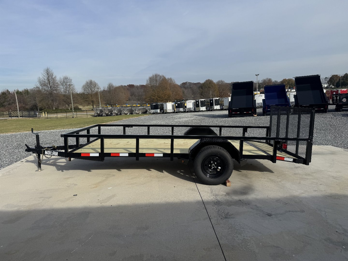 New 2025 Nolan 6X14 Landscape Utility Trailer 3K