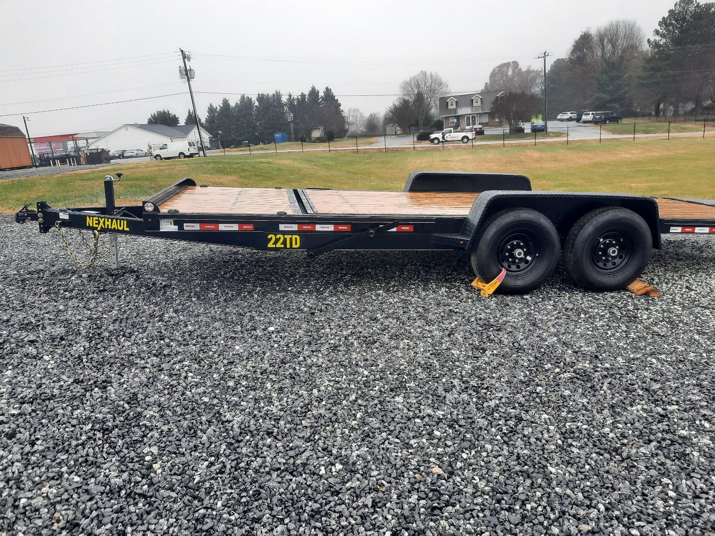 New 2025 NEXHAUL 7X22 Tilt Deck 15K Equipment Trailer